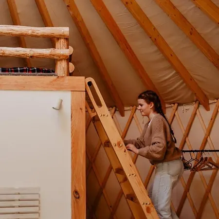 Hotel Glamping Jurty Czapla Wałcz Exterior foto